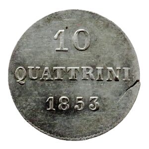 Firenze - 10 Quattrini 1853
