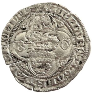 Milano - Barnabò e Galeazzo Visconti - Grosso da 1 Soldo e 1/2