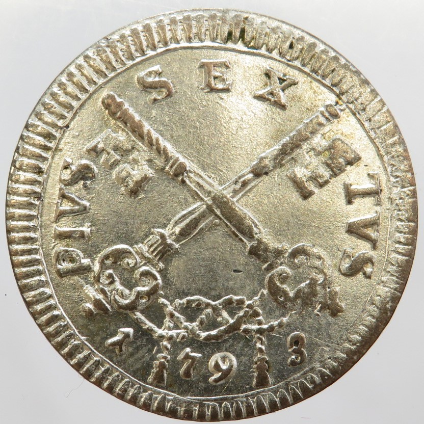 Pio VI 4 Baiocchi 1793 (1)