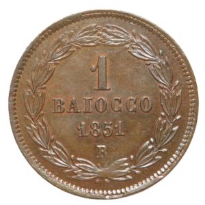 Pio IX - Baiocco 1851-V