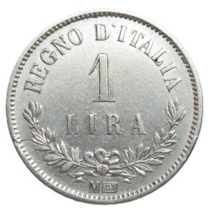 Vittorio Emanuele II - 1 Lira 1863 Valore Milano