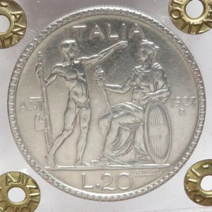 Vittorio Emanuele III - 20 Lire 1927 VI
