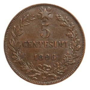 Umberto I - 5 Centesimi 1896
