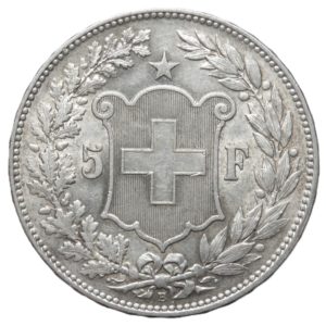 Svizzera - 5 Franchi 1908