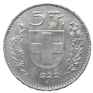 Svizzera - 5 Franchi 1922