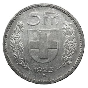 Svizzera - 5 Franchi 1923
