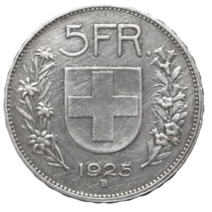 Svizzera - 5 Franchi 1925