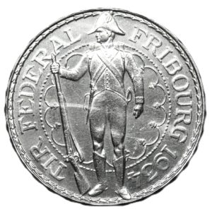 Svizzera - 5 Franchi 1934 - Tiri Federali di Friburgo