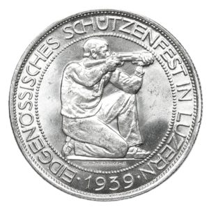 Svizzera - 5 franchi 1939 Lucerna