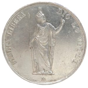 Milano - 5 Lire 1848 rami lunghi