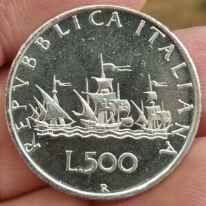 (SPOT) - 500 Lire 1958 FDC - FONDI SPECULARI (proof like)