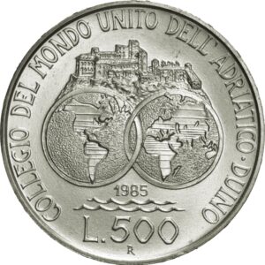 (SPOT) - 500 Lire 1985 Collegio Adriatico FDC SENZA CONFEZIONE