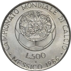 (SPOT) - 500 Lire 1986 Mexico '86 FDC SENZA CONFEZIONE