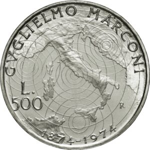 (SPOT) 500 Lire 1974 Marconi FDC SENZA CONFEZIONE