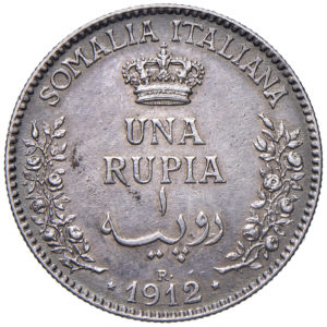 Somalia Italiana - Vittorio Emanuele III - 1 Rupia 1912
