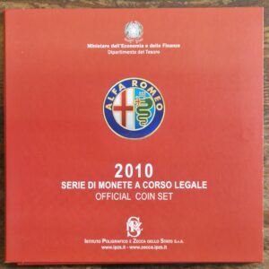 Repubblica Italiana - Divisionale 2010 con Argento Alfa Romeo