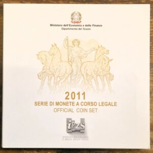 Repubblica Italiana - Divisionale 2011 con Argento 150° Unità d'Italia