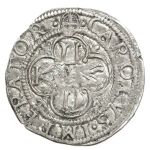 Lucca - Repubblica - Grosso da 3 Bolognini - armetta Burlamacchi variante