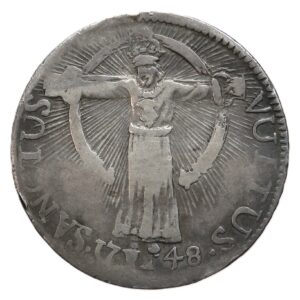 Lucca - Repubblica - Santacroce da 25 bolognini 1748