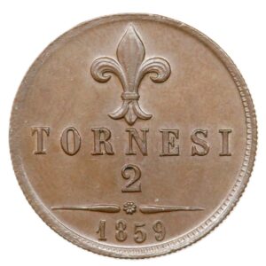 Napoli - 2 Tornesi 1859 FDC