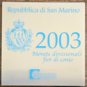 San Marino - Divisionale 2003 con Argento