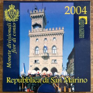 San Marino - Divisionale 2004 con Argento