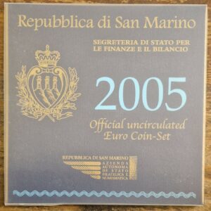 San Marino - Divisionale 2005 con Argento