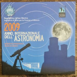 San Marino - Divisionale 2009 con Argento Anno int. Astronomia