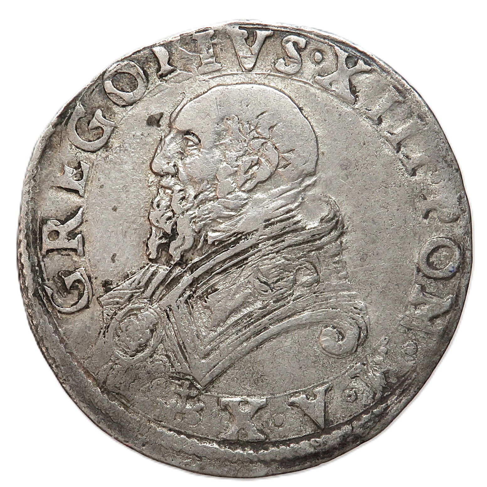 Gregorio XIII Testone (1)