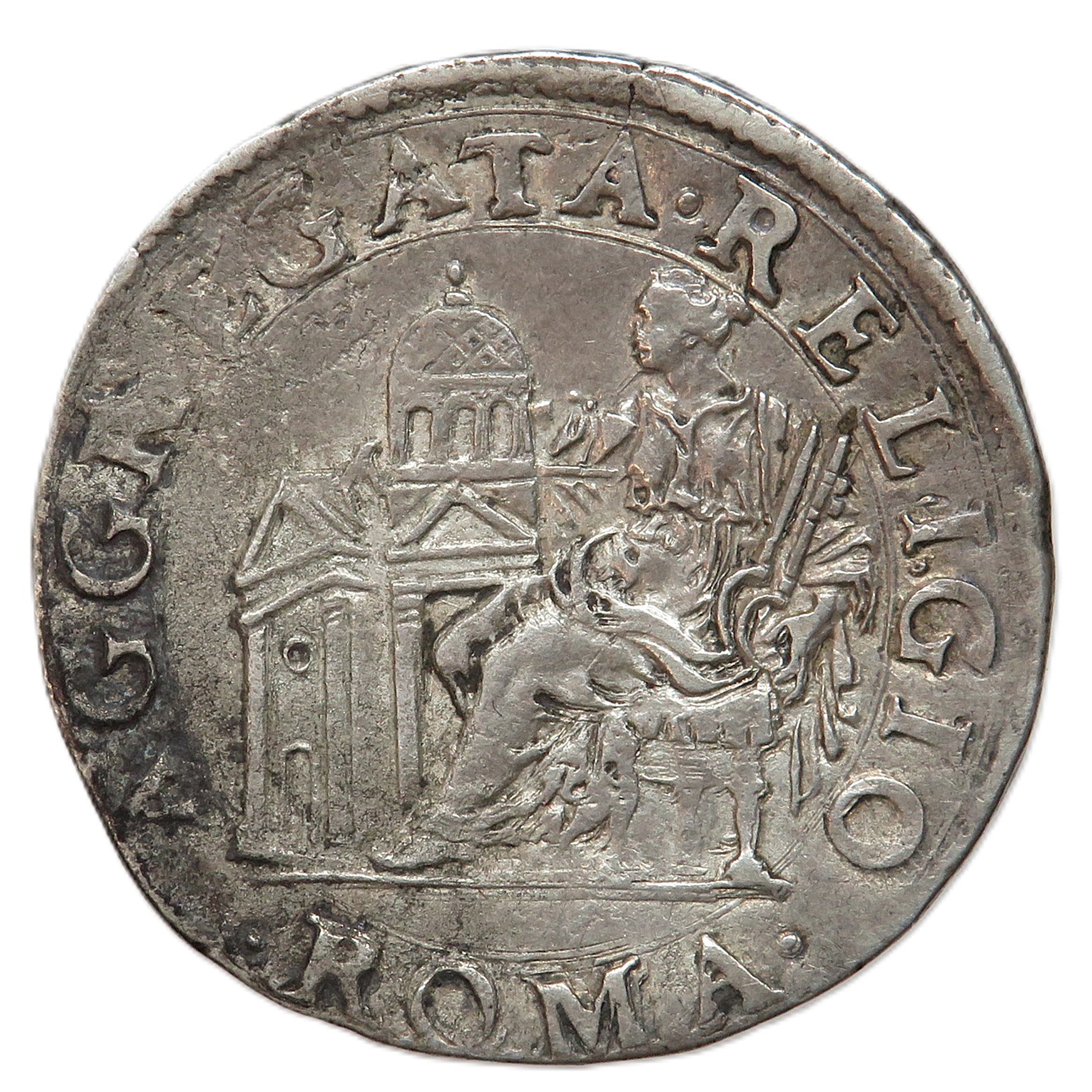 Gregorio XIII Testone (2)