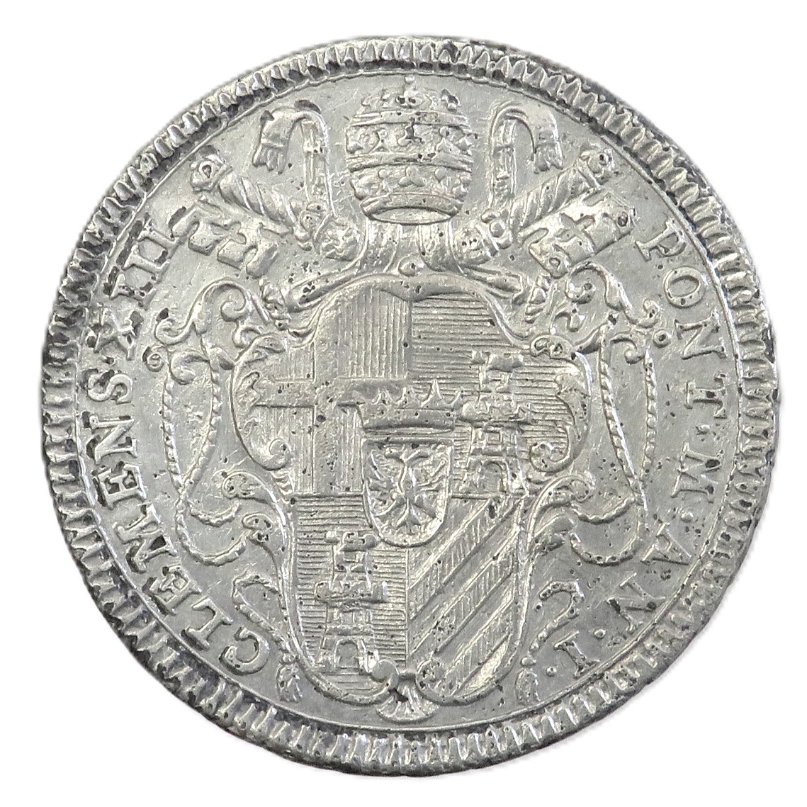 Clemente XIII Doppio Giulio 1758 (2)