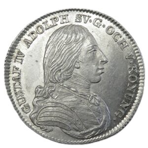 Svezia - Gustav IV Adolf - 1/6 Riksdaler 1801